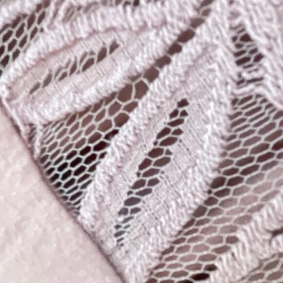 Pinkblush Long Stretch Rayon Lace Round Neck Long Sleeve Maxi Dress sz. XL #YY - Picture 8 of 12